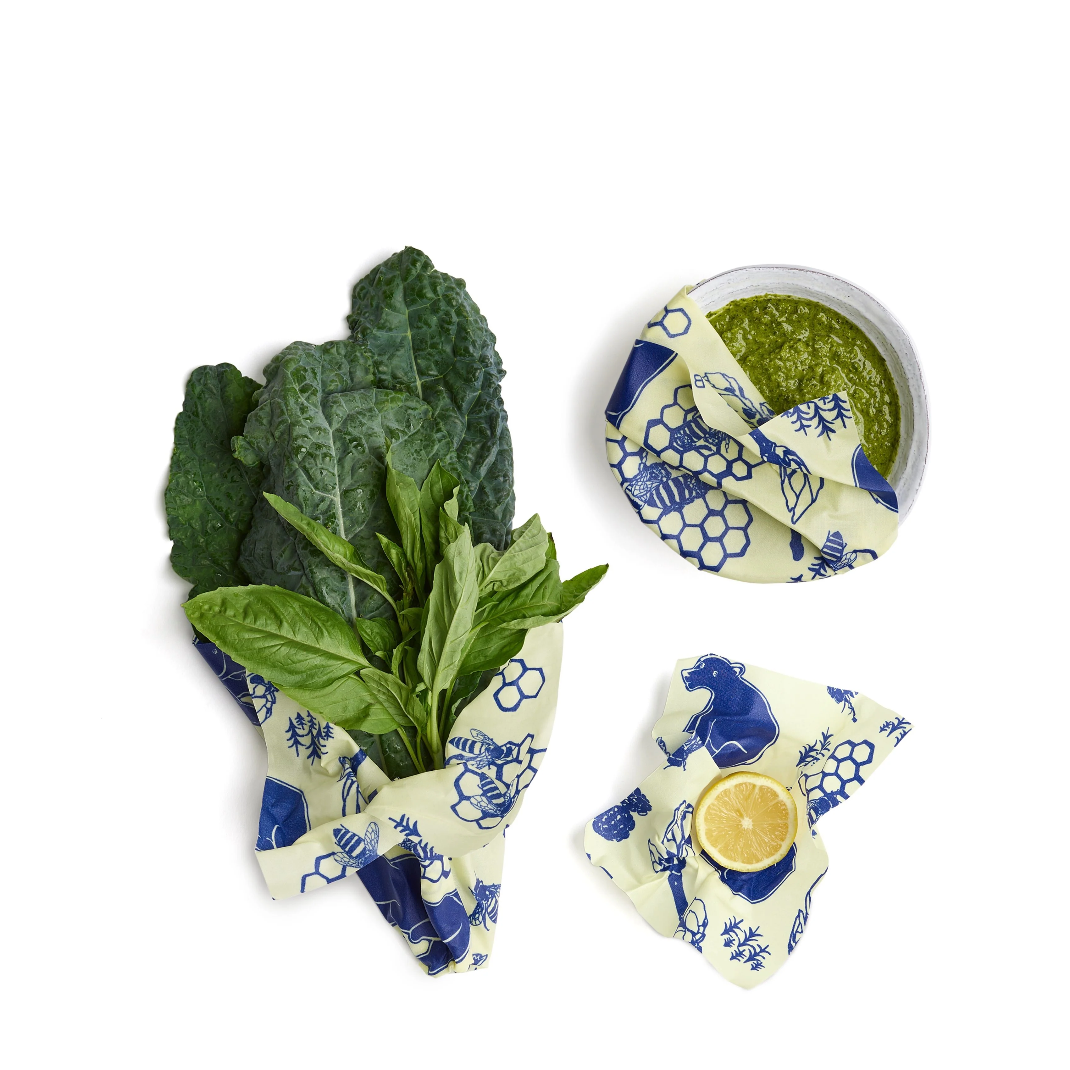 Reusable Beeswax Food Wraps – Assorted 3 Pack - Image 18