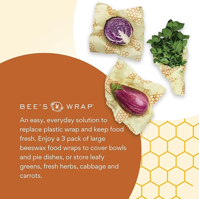Beeswax Wraps for Food - Large - Image 6