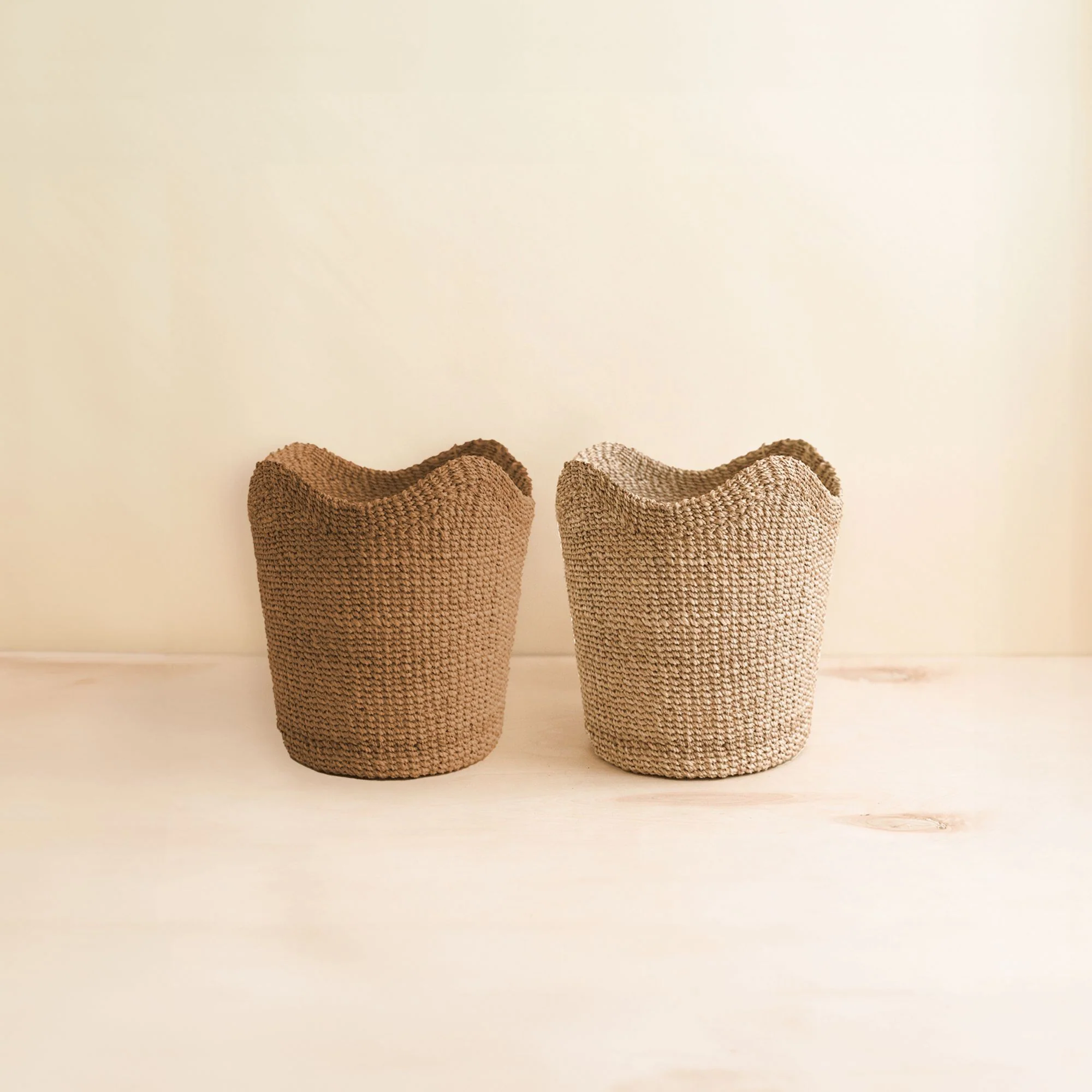 Abaca Small Scallop Basket - Image 2