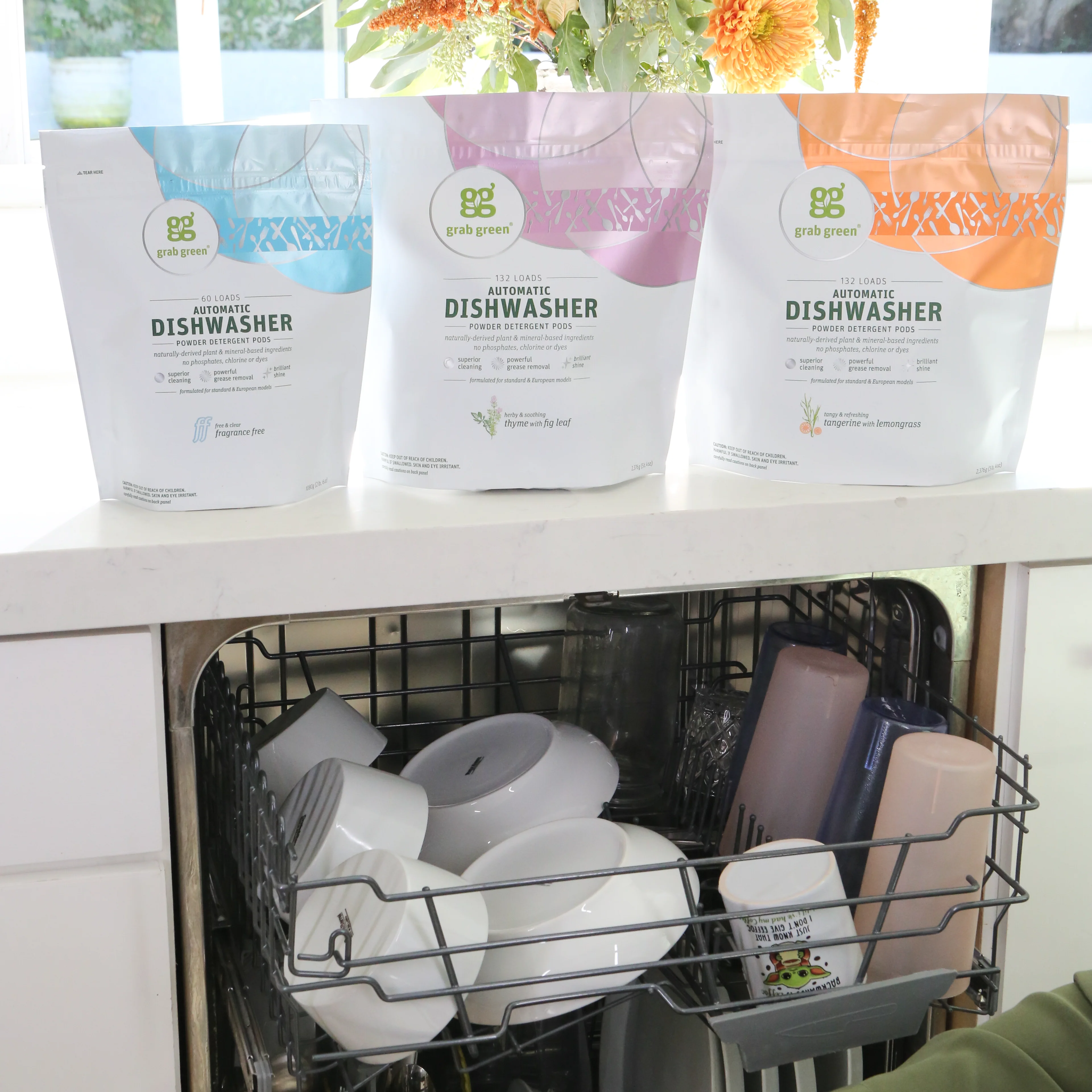 Automatic Dishwasher Detergent Pods - Thyme with Fig Leaf - Image 4