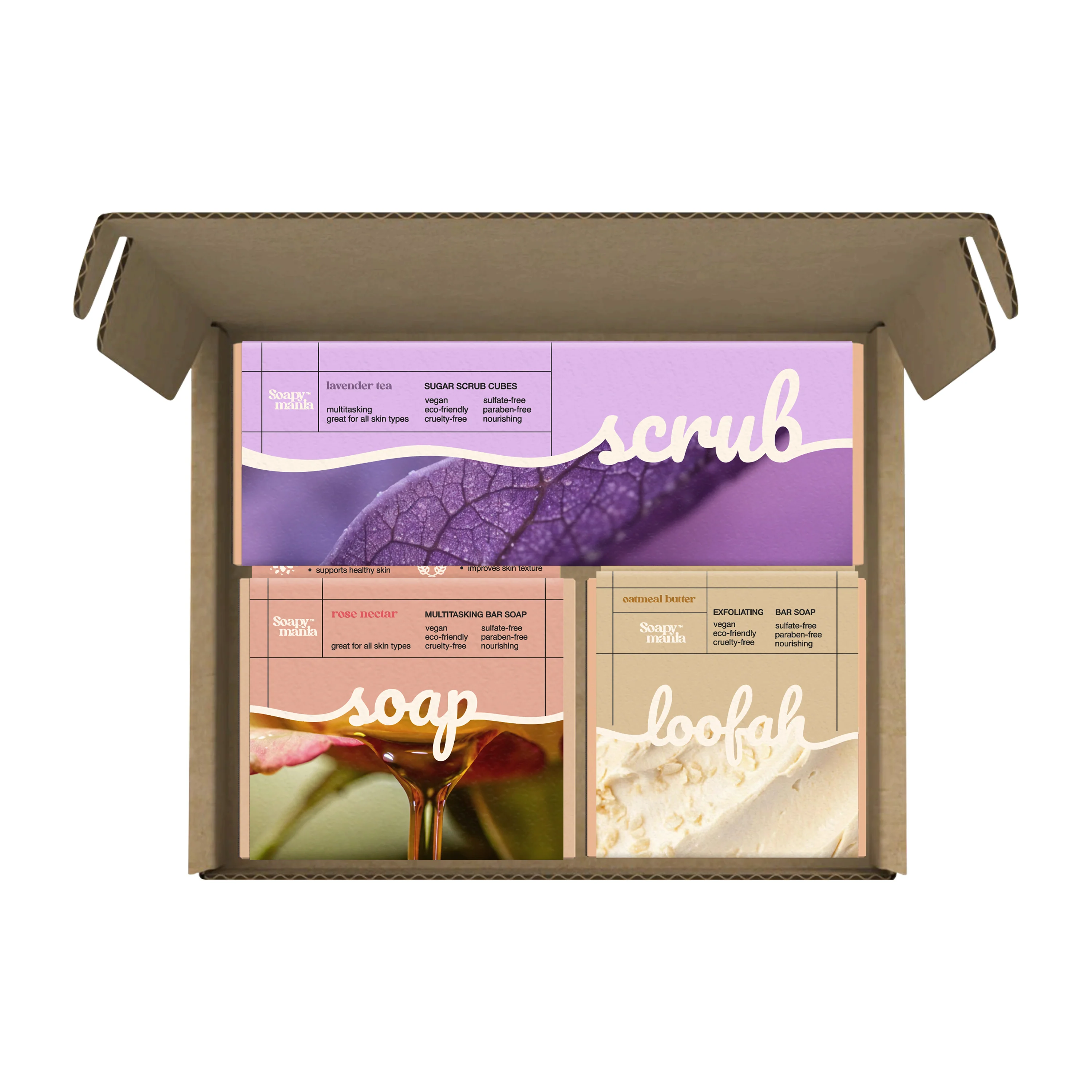 Body Care Set - Cleanse + Exfoliate + Hydrate - Image 7