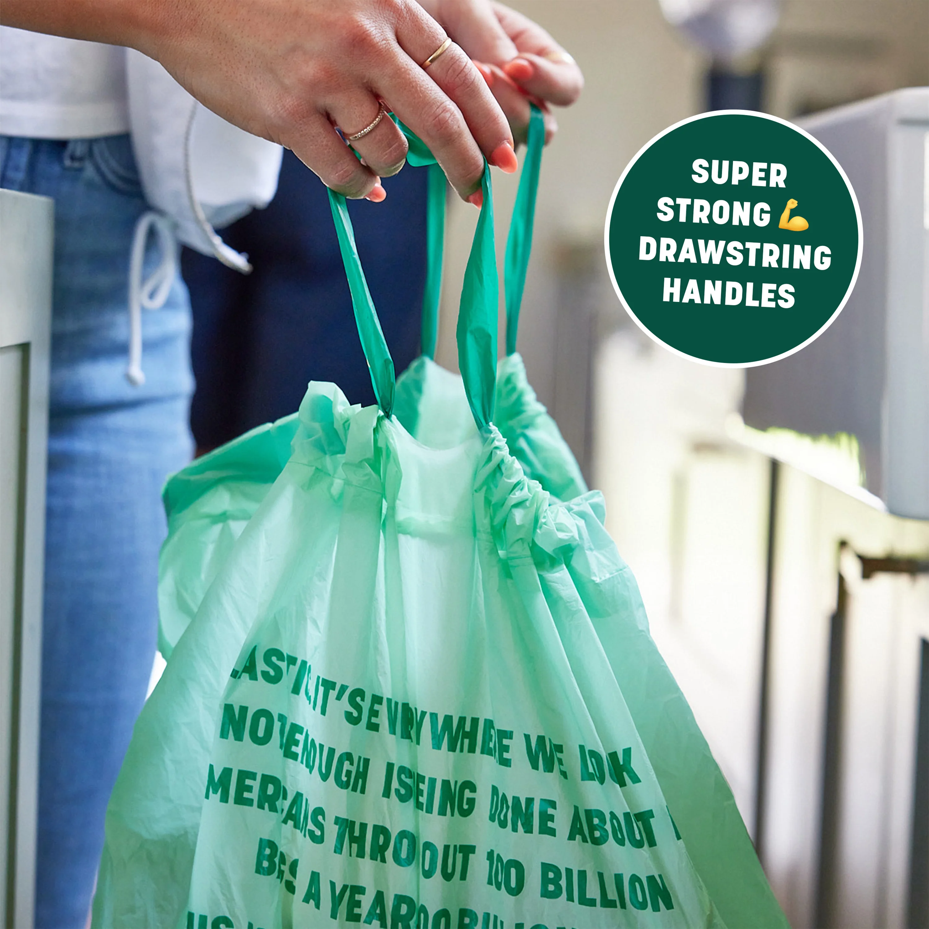Compostable Tall Kitchen Bags, 13 gal - Unscented - Image 6