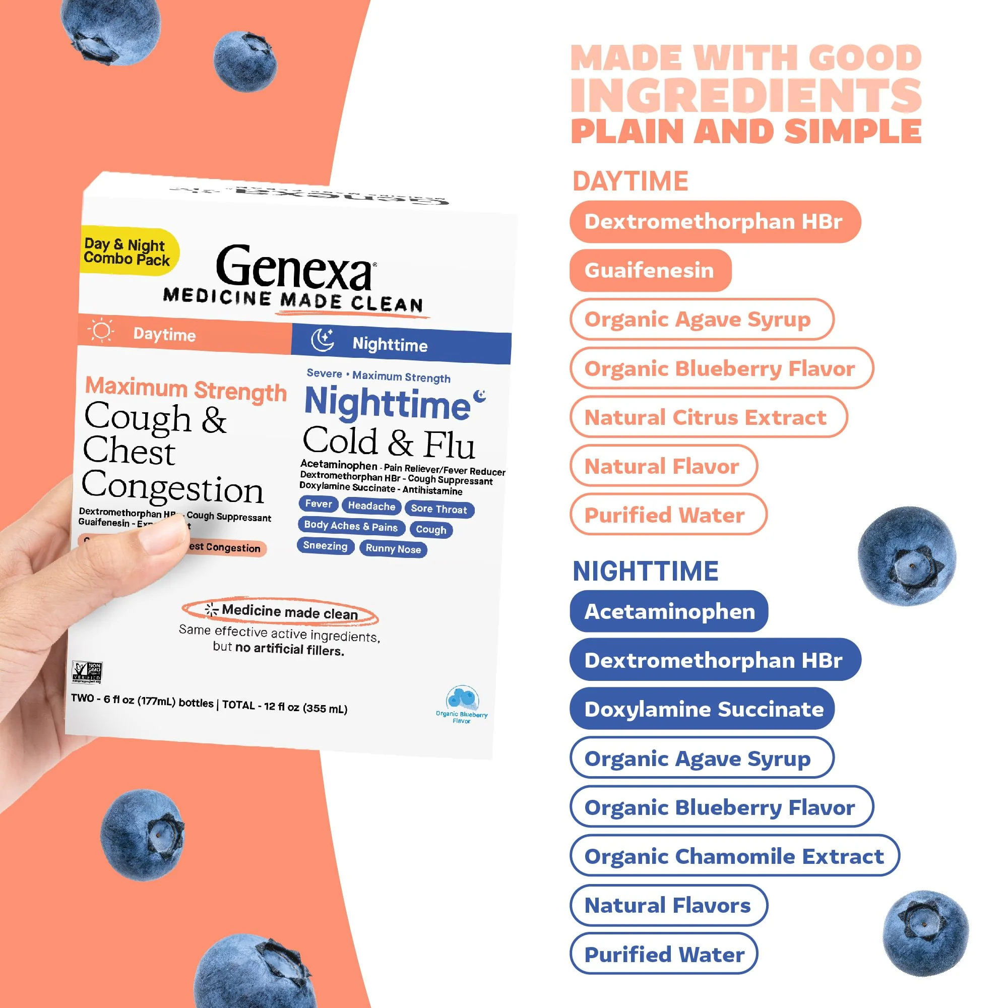Daytime Cough + Nighttime Severe Cold & Flu Combo Pack - Image 2