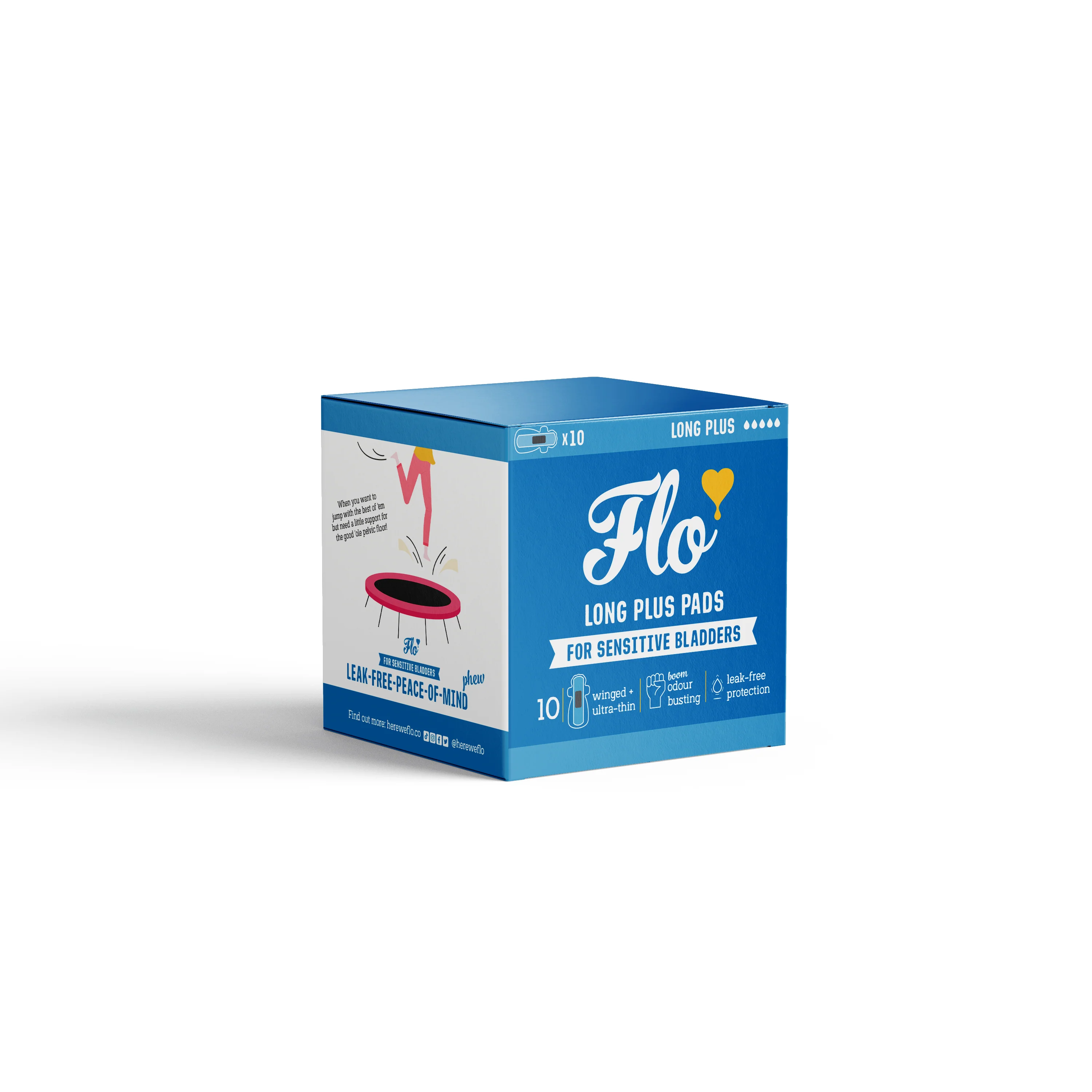 Flo Sensitive Bladder Bamboo Long Plus Pads