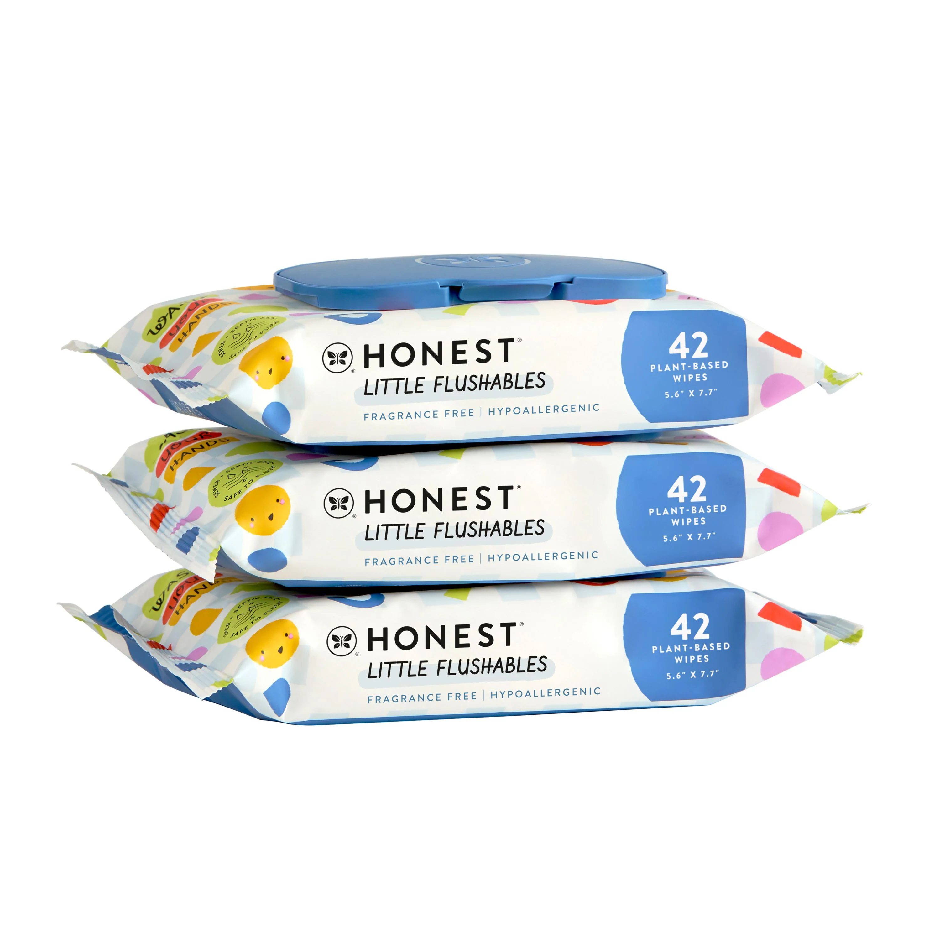 Toddler Flushable Wipes Designed for Potty Training
