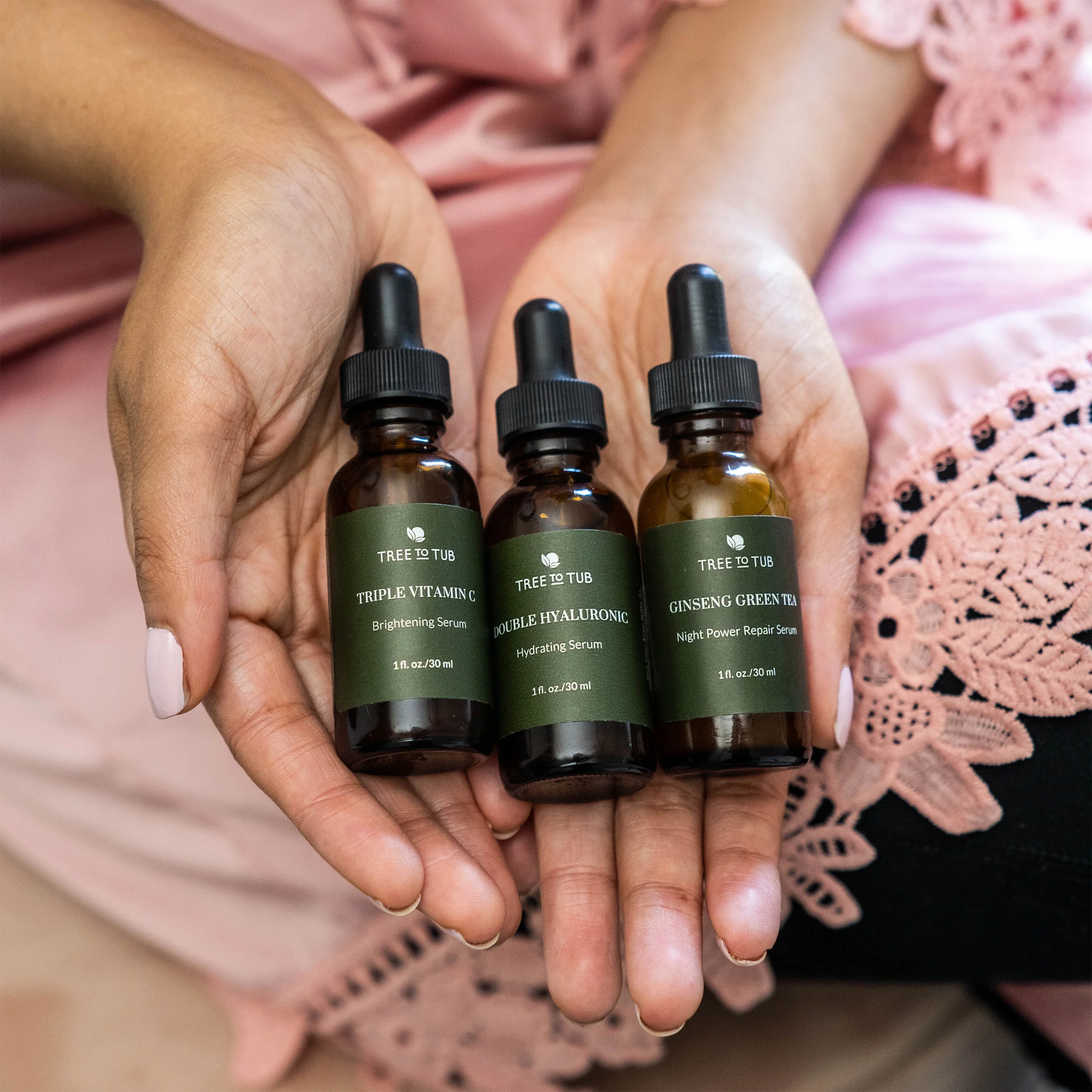Anti Aging Green Tea, Hyaluronic & Retinol Serum for Face - Image 6