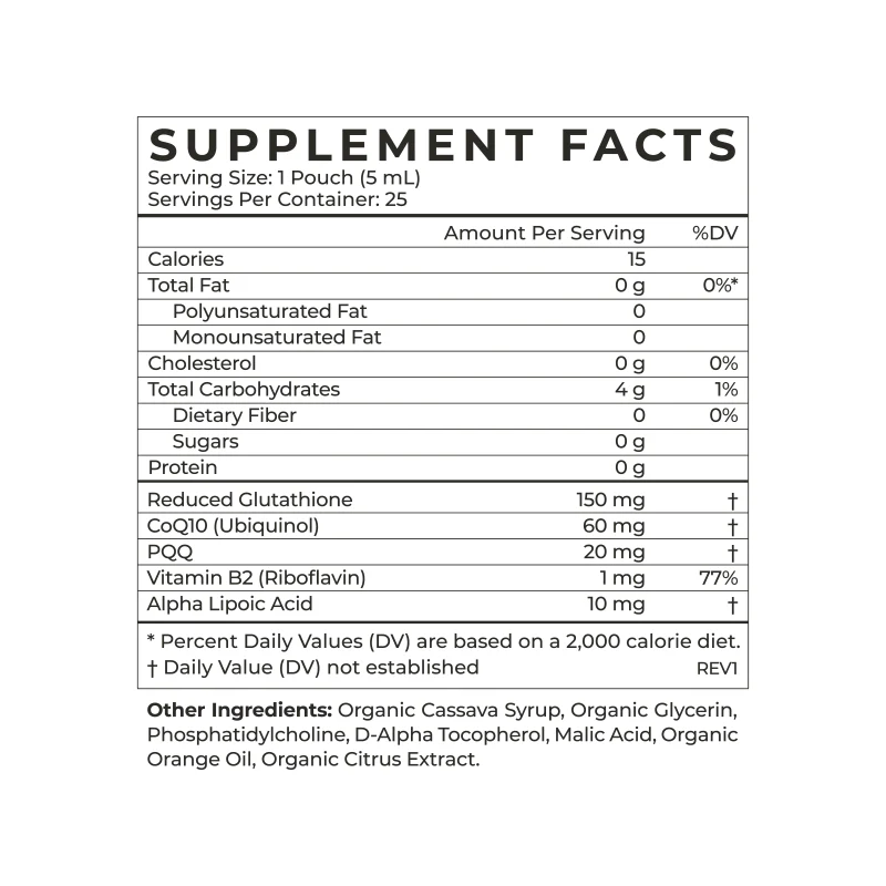 Liposomal Glutathione Liquid Packets - Gut + Skin Support* - Image 6