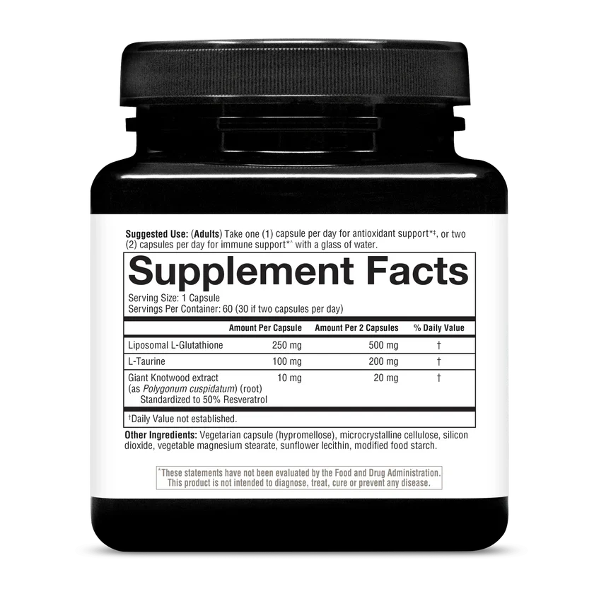 Liposomal Glutathione with resveratrol Capsules - Image 5