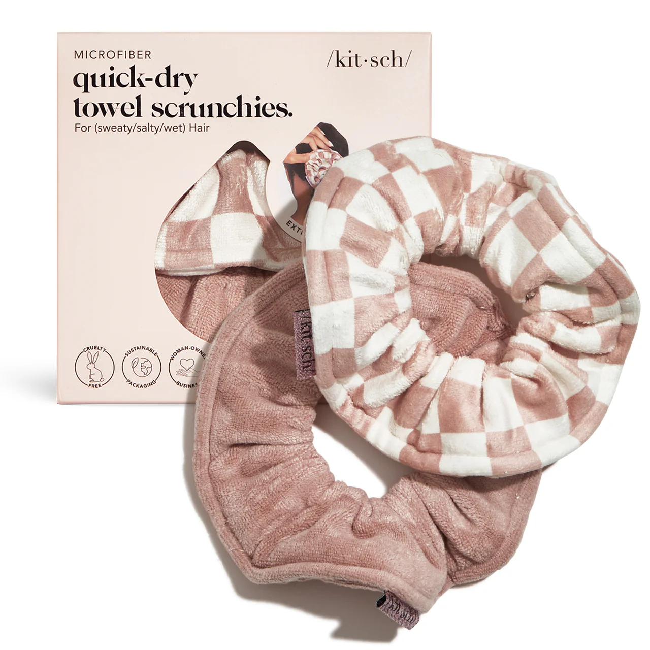 Microfiber Quick-Dry Towel Scrunchies