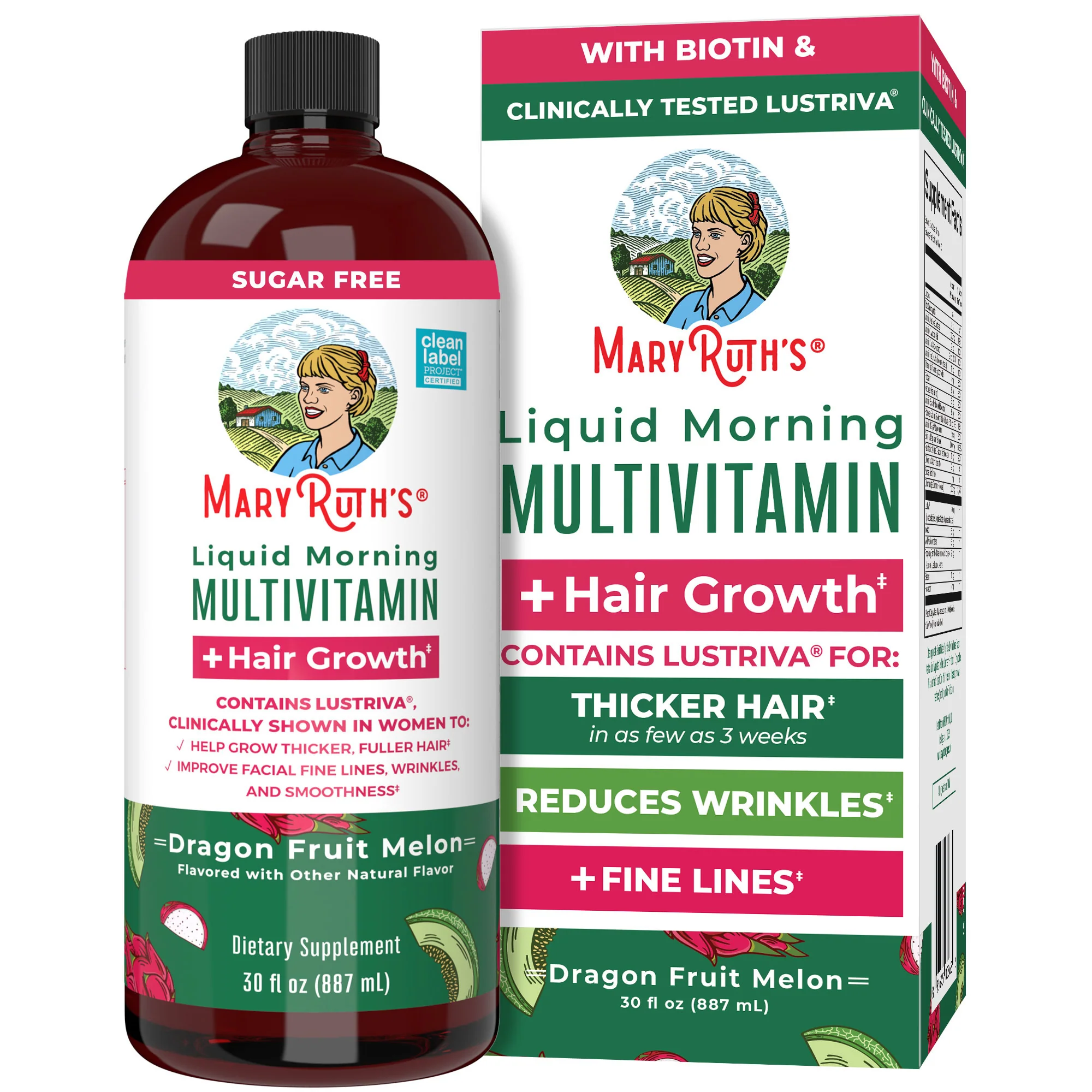 Morning Multivitamin + Hair Growth Liquid