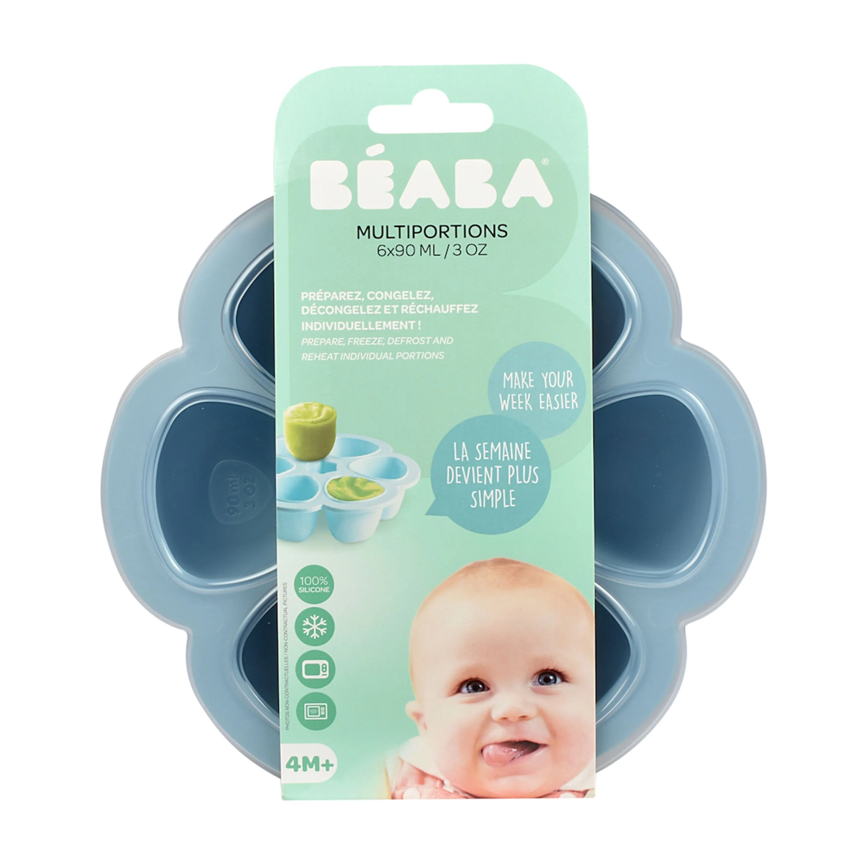 Multiportions™ Silicone Baby Food Freezer Tray - Image 2