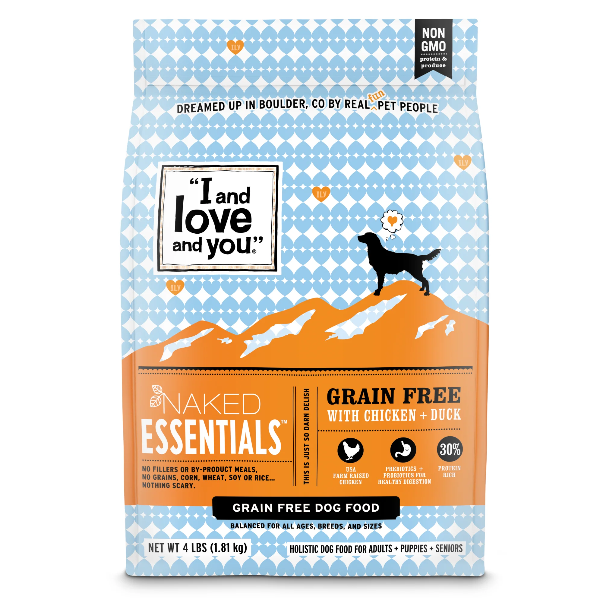 Naked Essentials Grain-Free Chicken and Duck Recipe Dry Dog Food