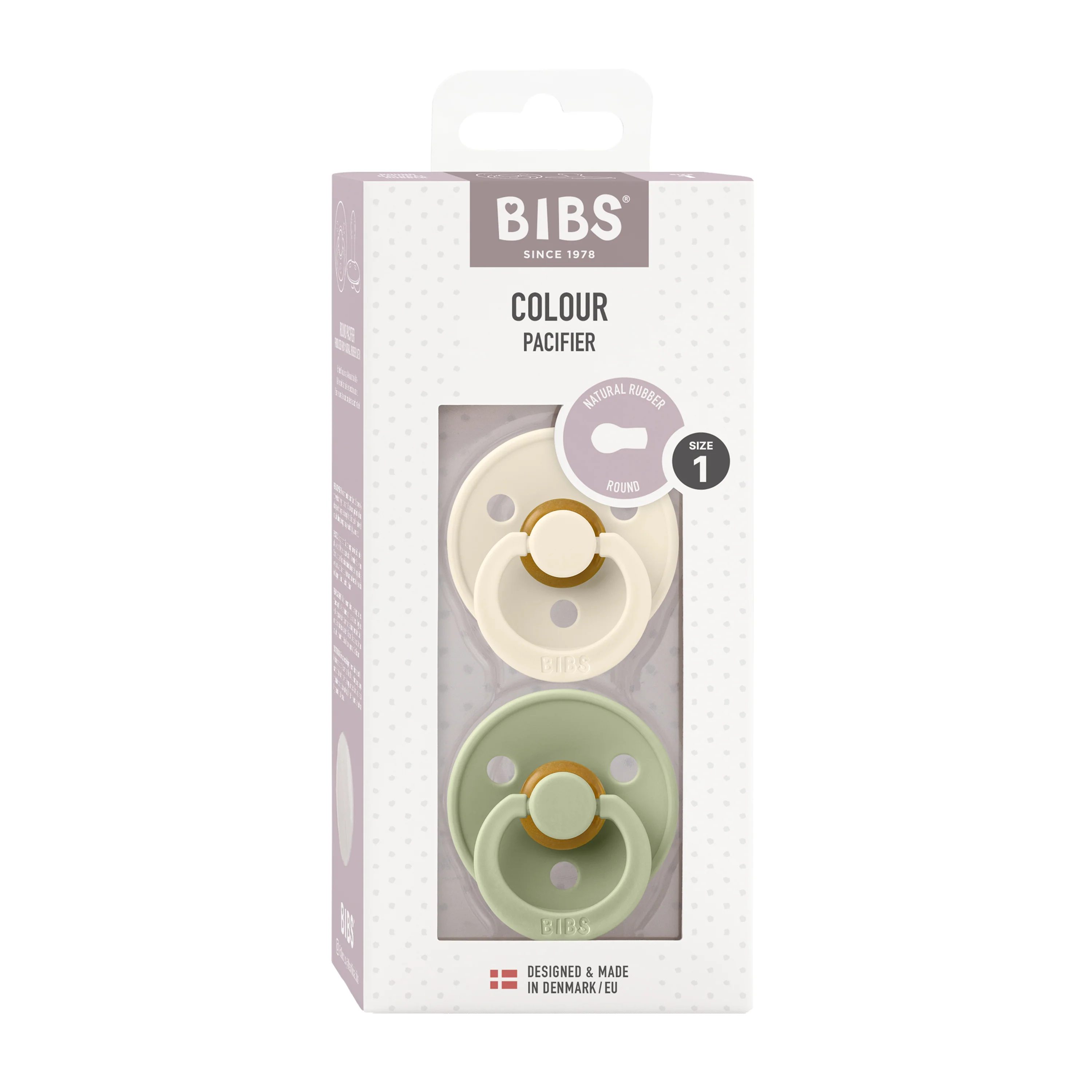 Natural Latex Rubber Pacifier, Size 1 (0-6 Months) - Image 2