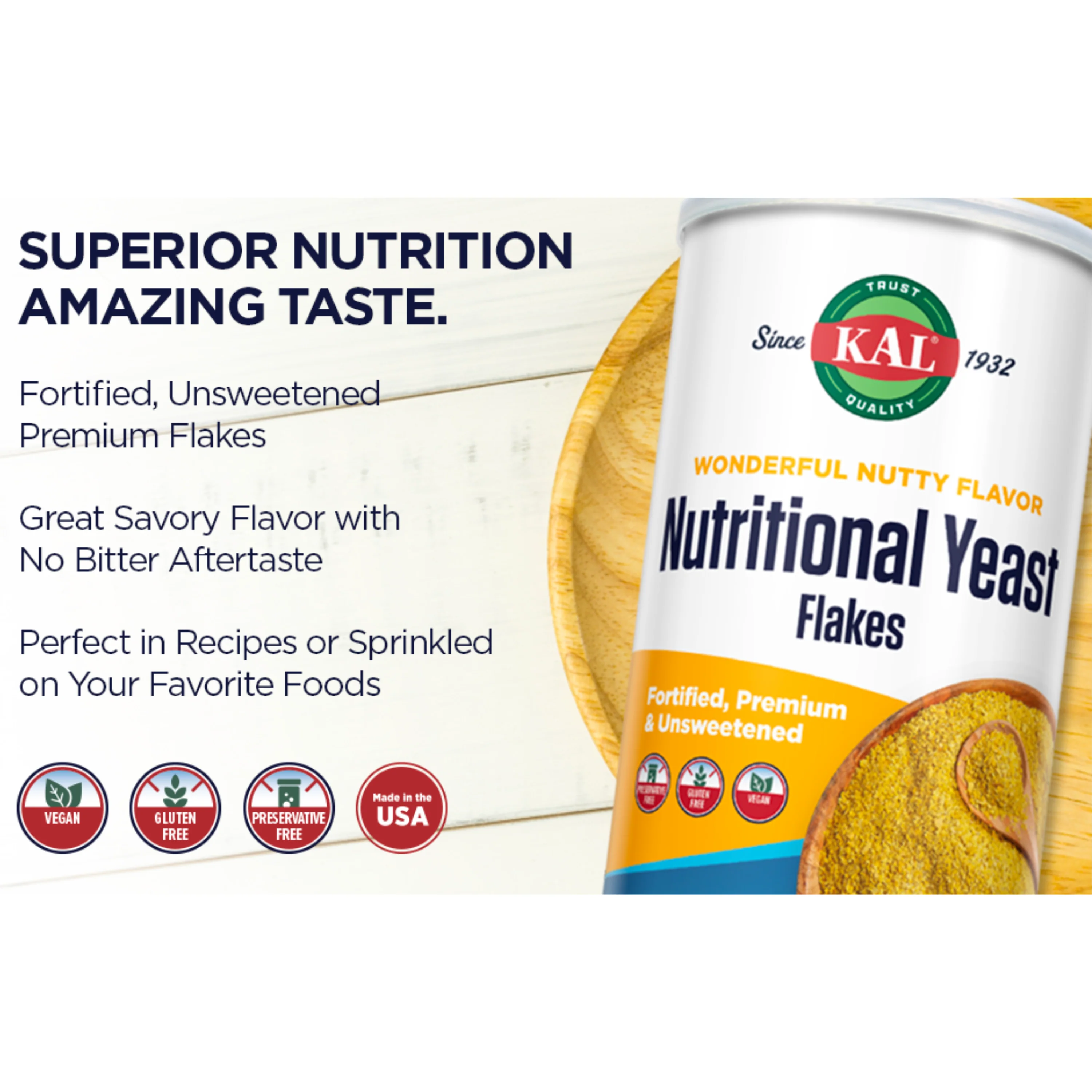 Nutritional Yeast Flakes - Unsweetened Formula - Image 7