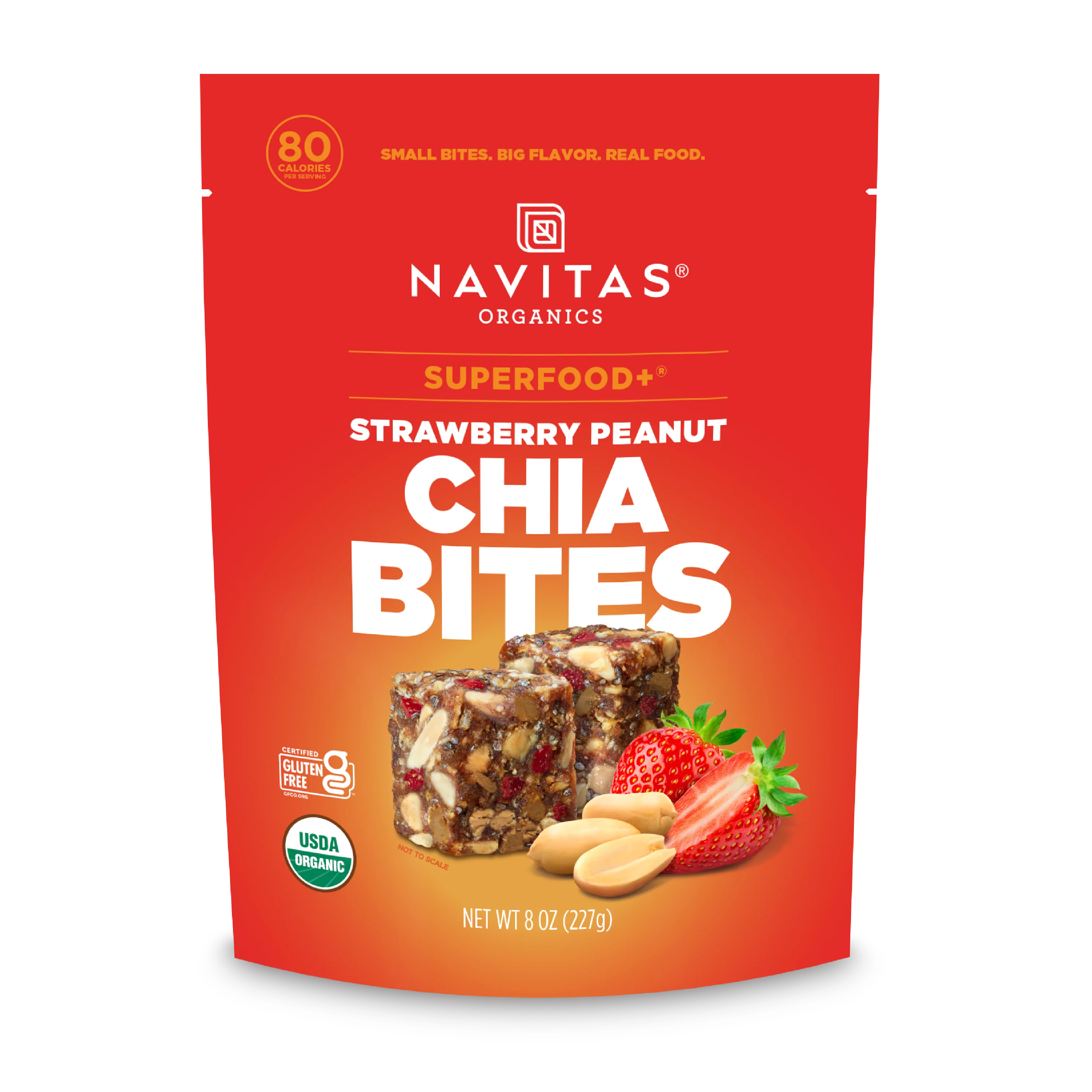 Superfood+ Strawberry Peanut Chia BITES