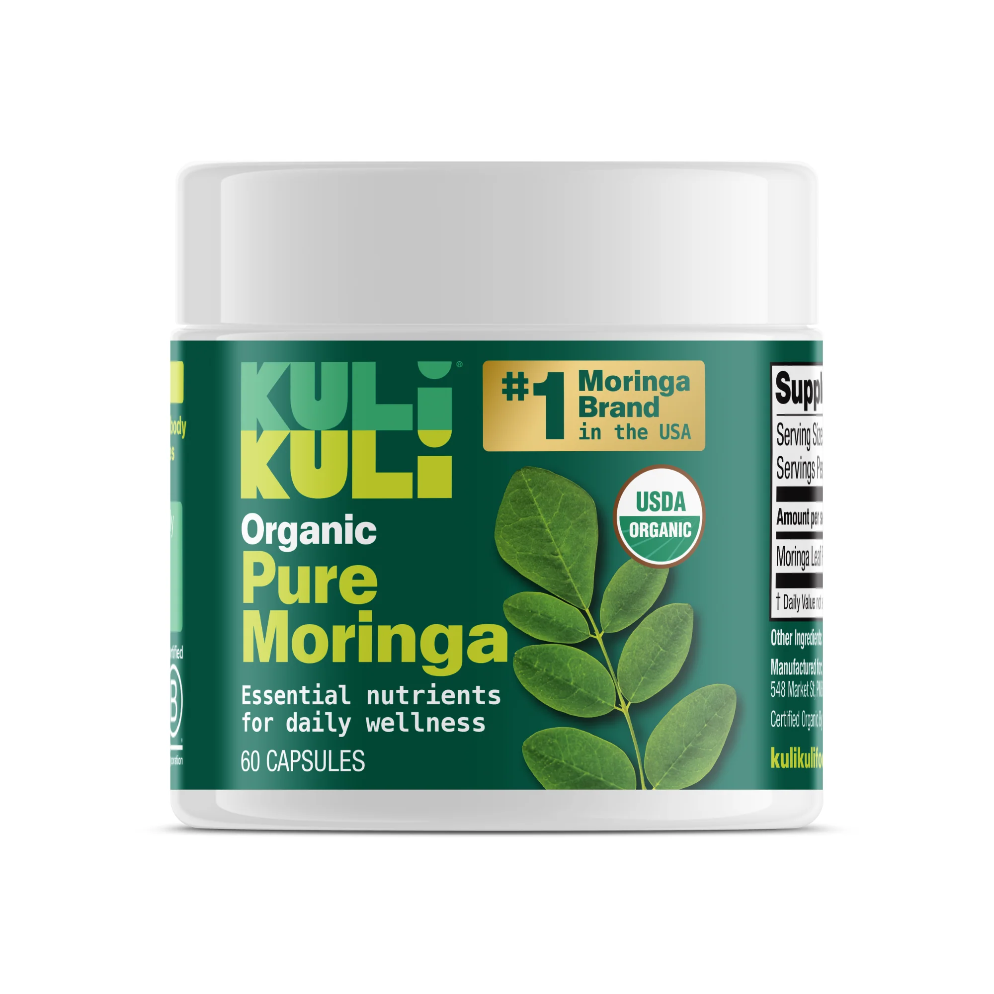 Organic Pure Moringa Capsules