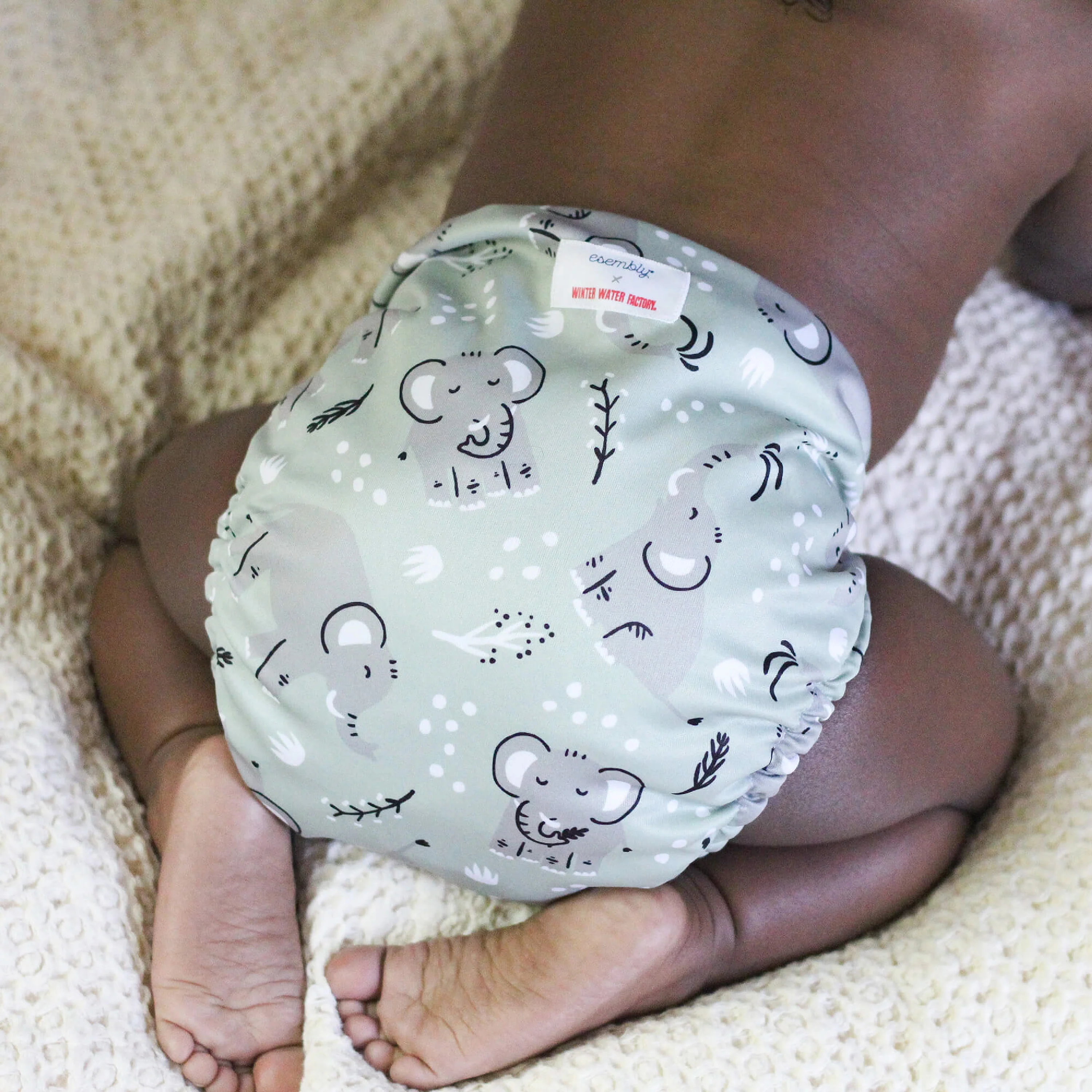 Outer Diaper Cover + Swim Diaper, Size 1, 100% OEKO-TEX Certified Recycled Fabric - Image 34
