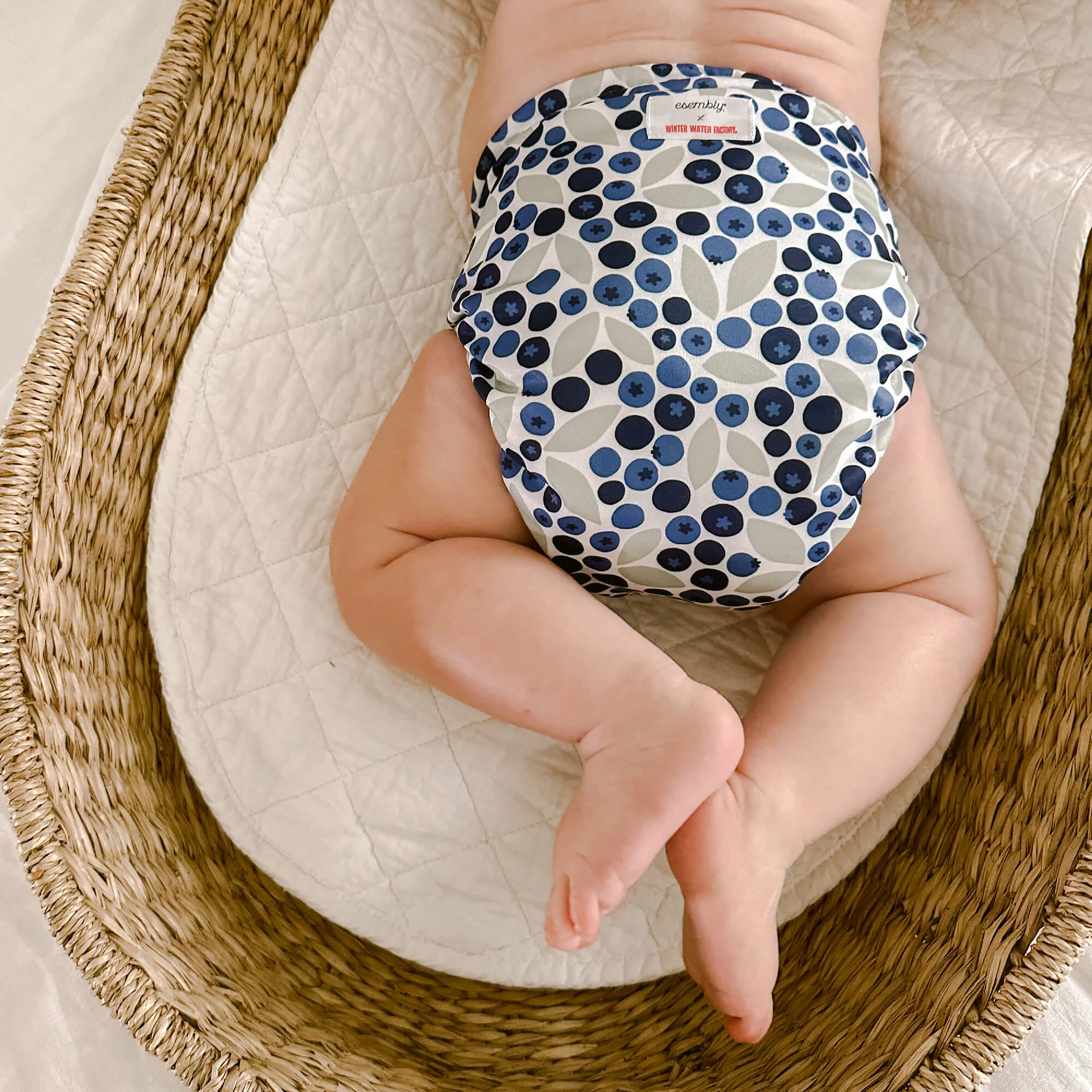 Outer Diaper Cover + Swim Diaper, Size 1, 100% OEKO-TEX Certified Recycled Fabric - Image 55