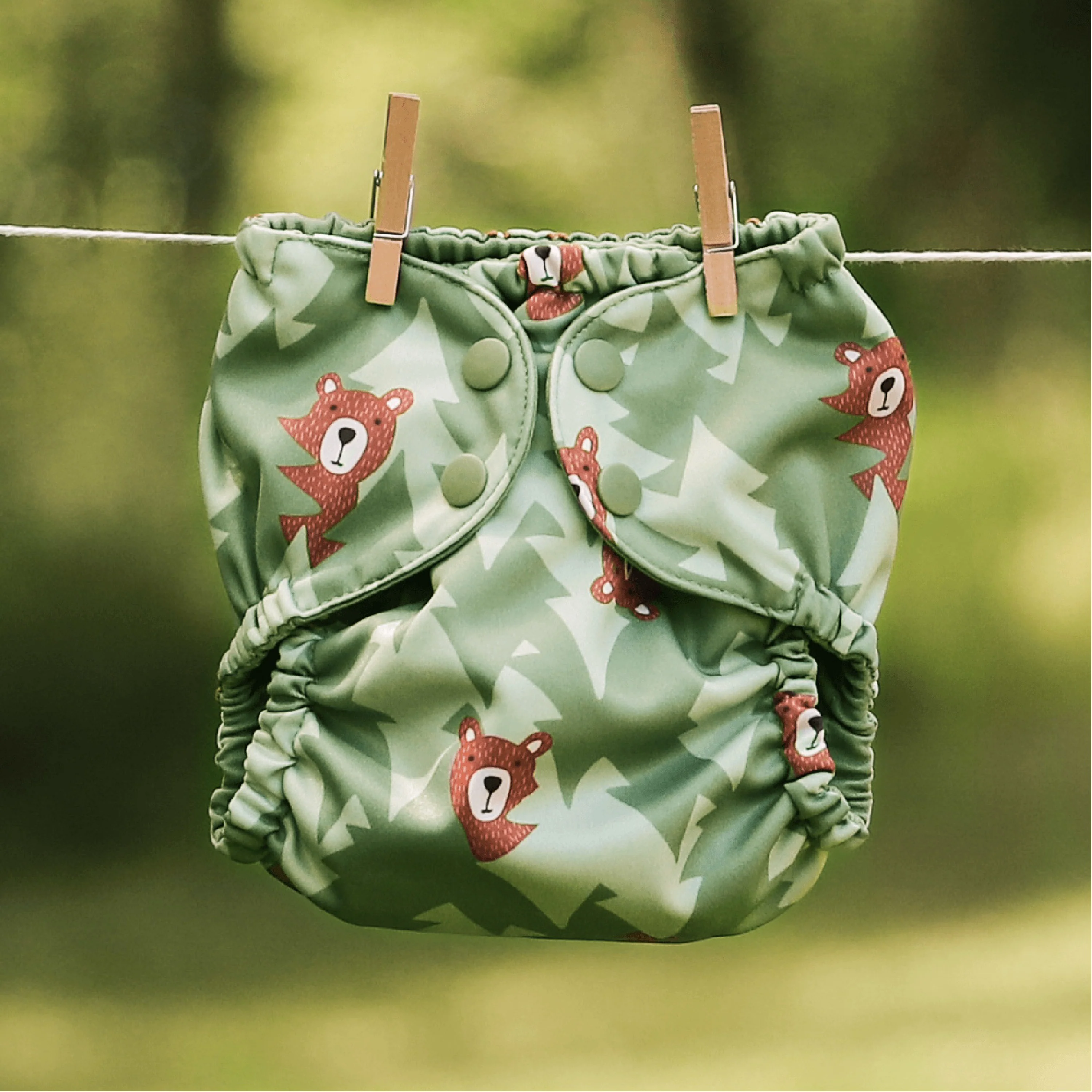 Outer Diaper Cover + Swim Diaper, Size 1, 100% OEKO-TEX Certified Recycled Fabric - Image 61
