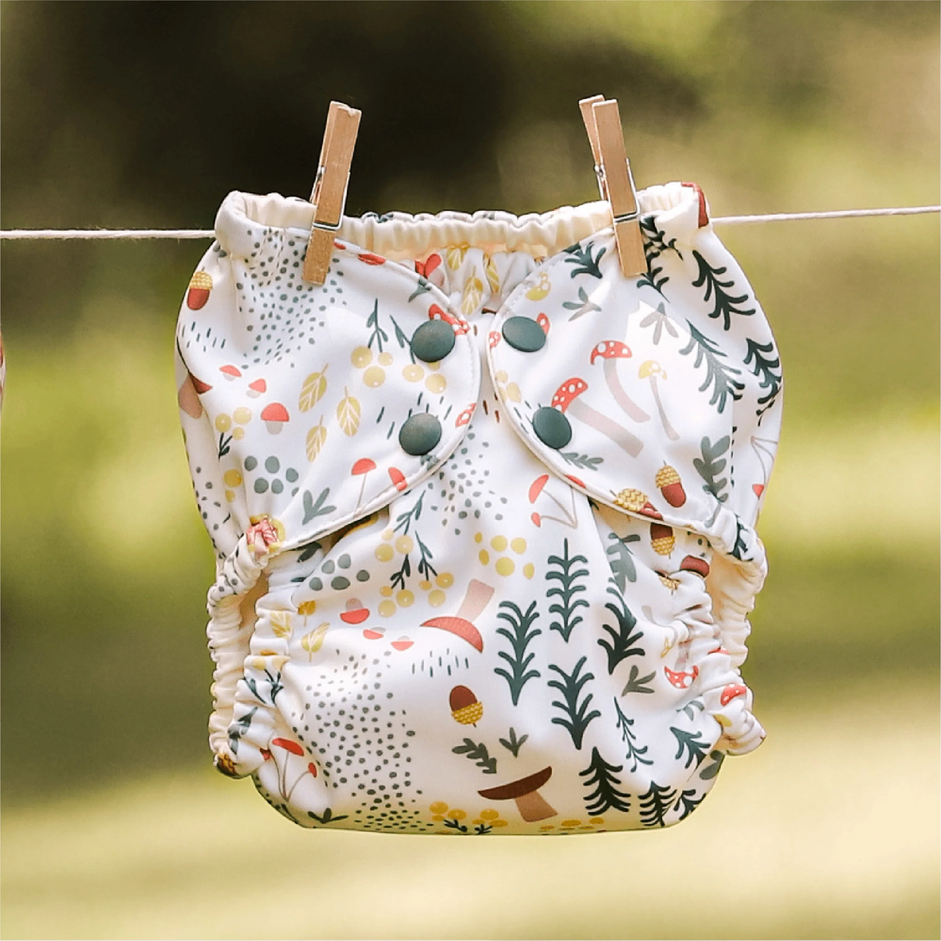 Outer Diaper Cover + Swim Diaper, Size 2, 100% OEKO-TEX Certified Recycled Fabric - Image 50