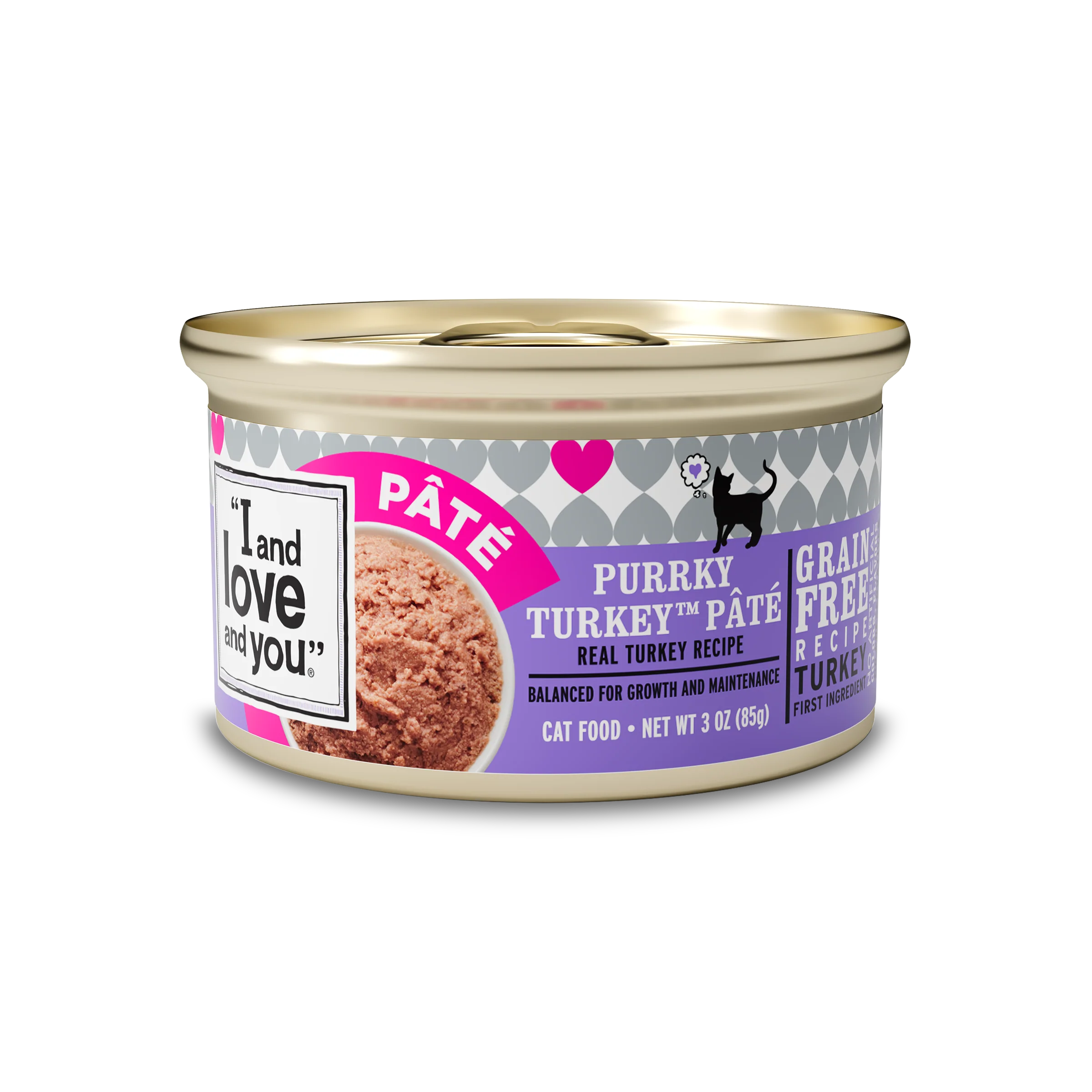 Purrky Turkey Pate Grain-Free Canned Cat Food