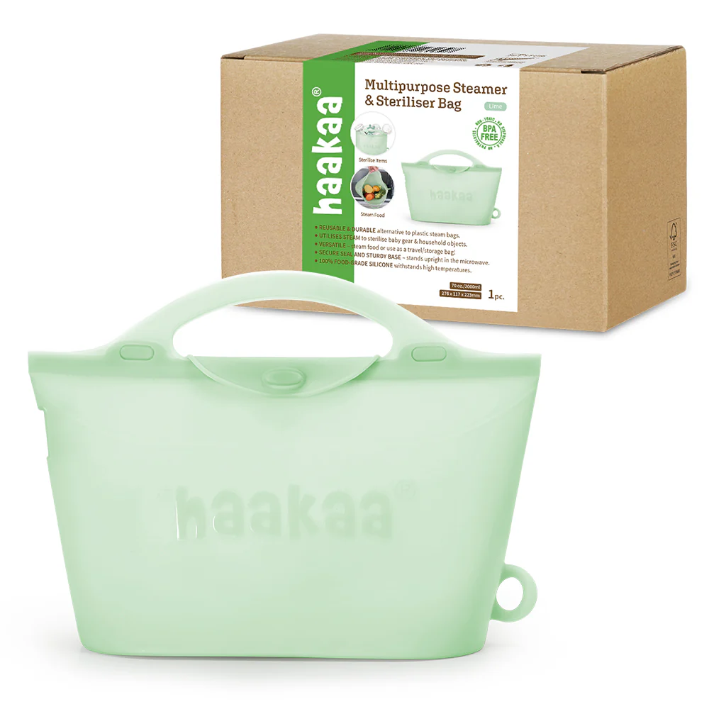 Reusable, Silicone Multipurpose Steamer & Steriliser Bag
