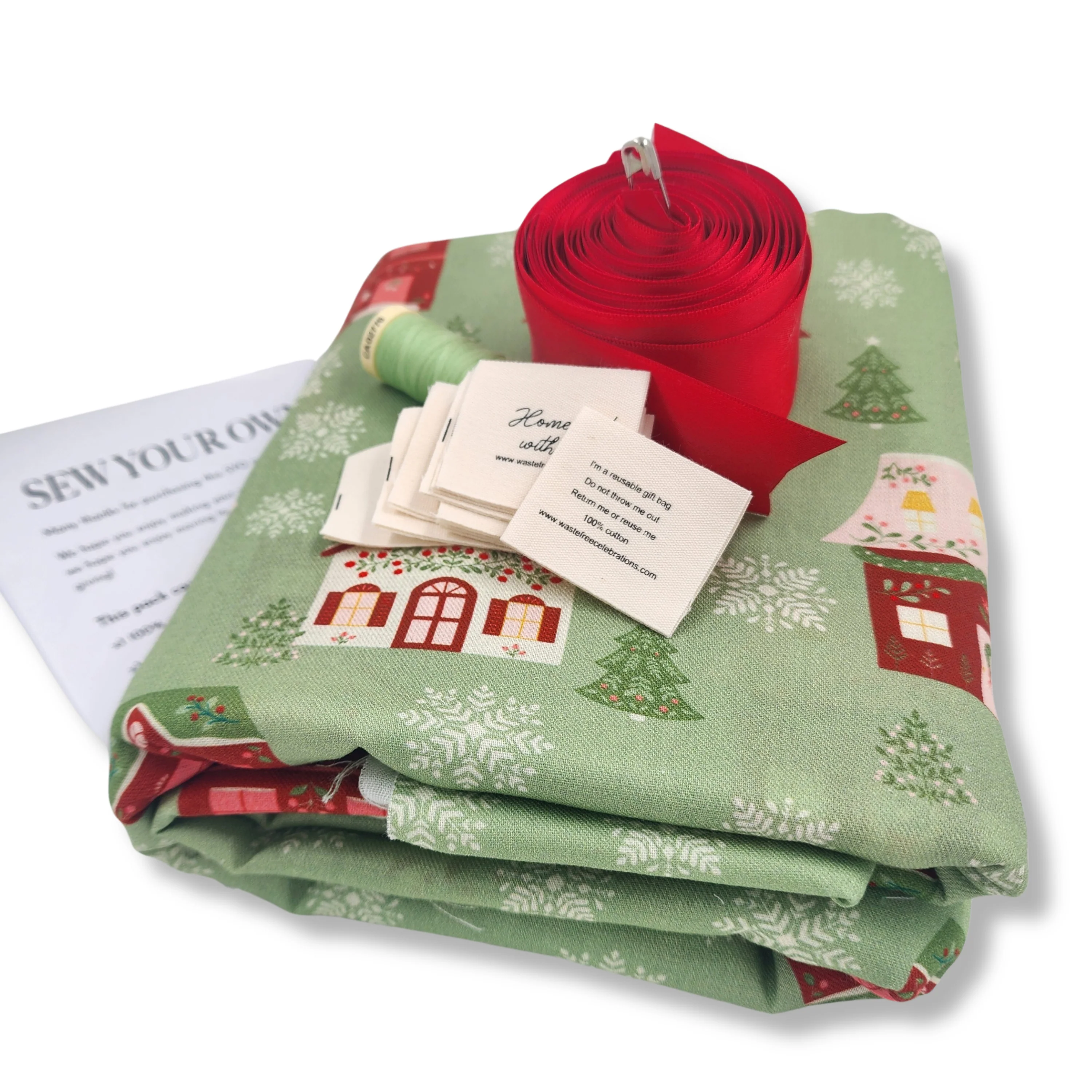 Sew-Your-Own Reusable Gift Bags Set