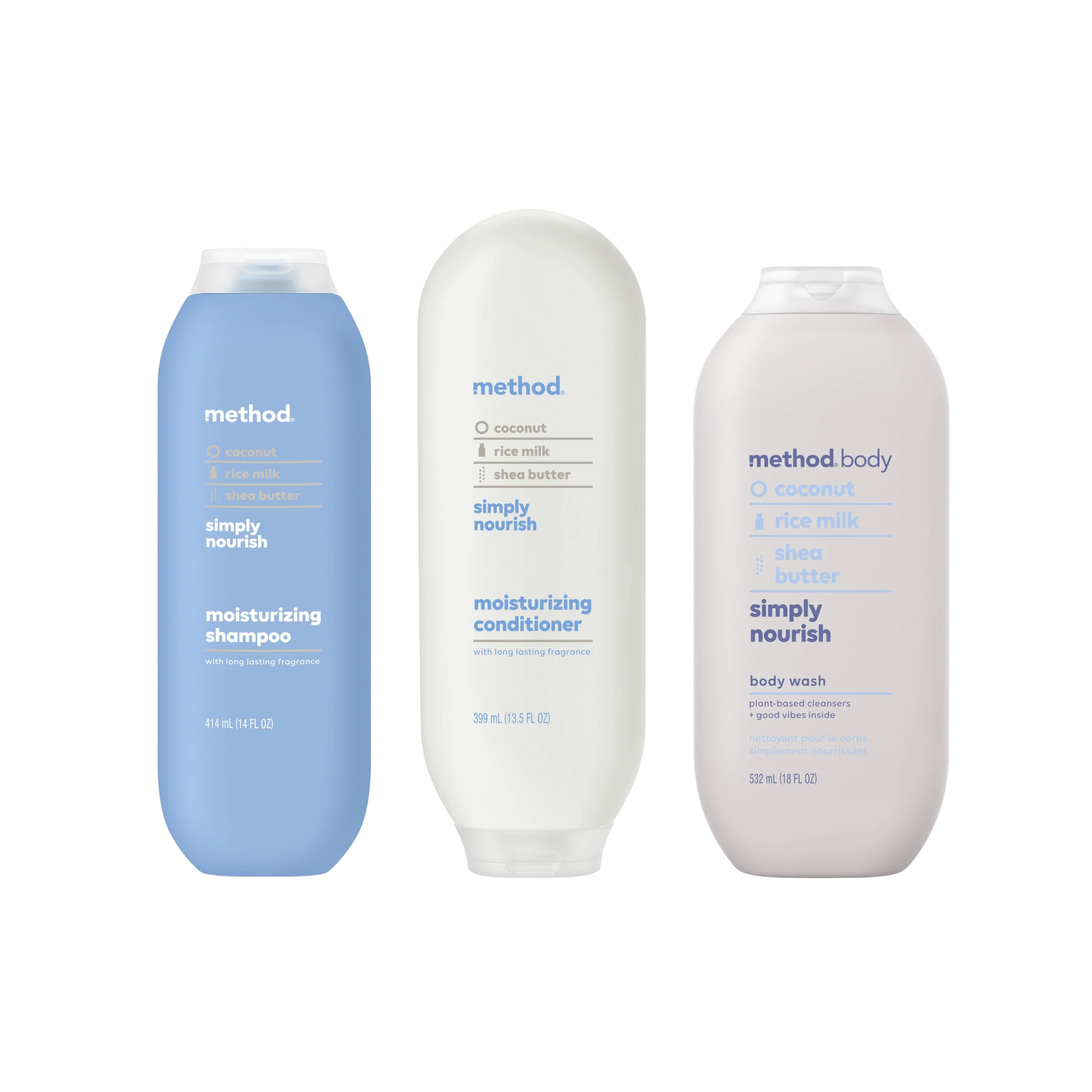 Shampoo, Conditioner & Body Wash Starter Set