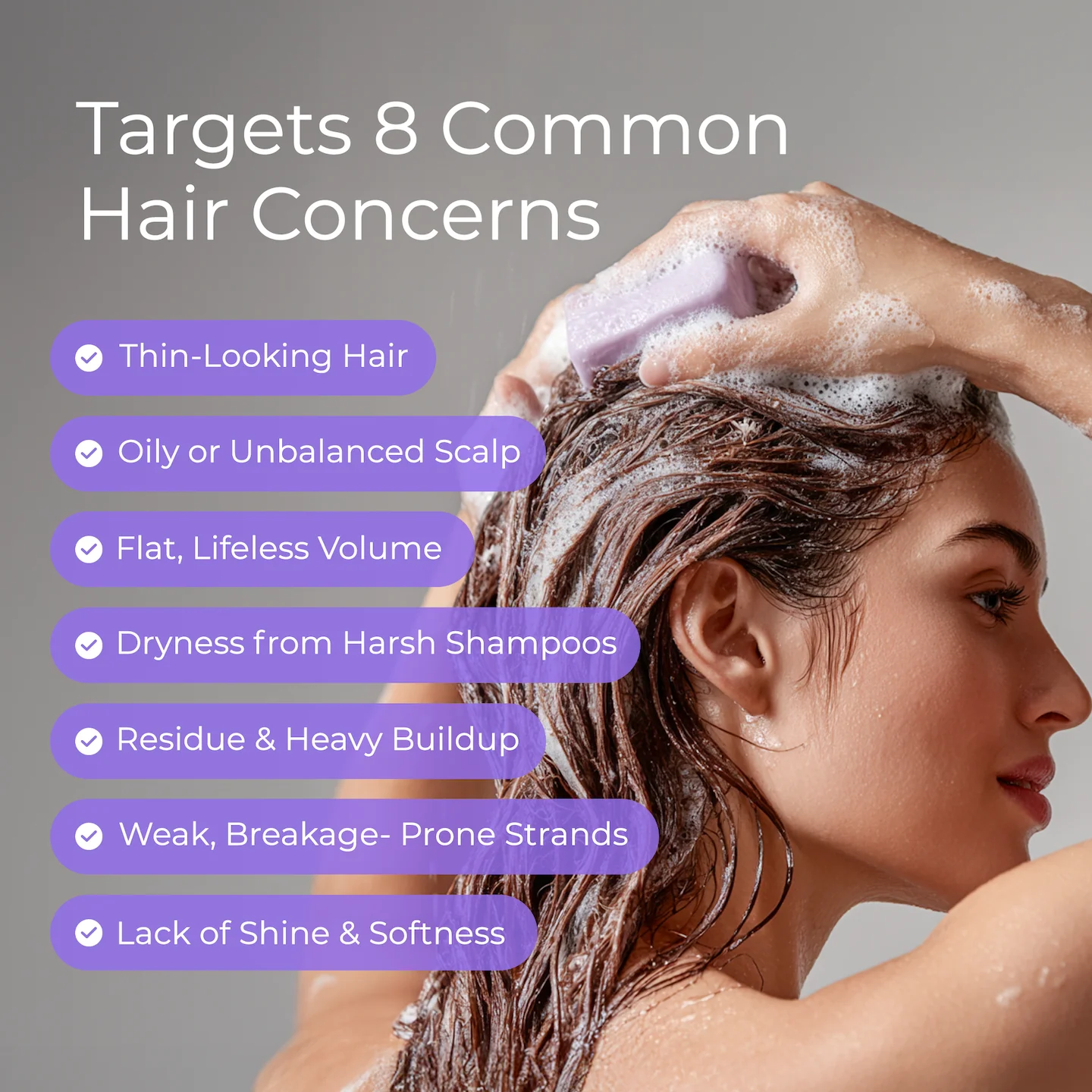 Strengthening Shampoo Bar –  For Fuller-Looking Hair - Image 4
