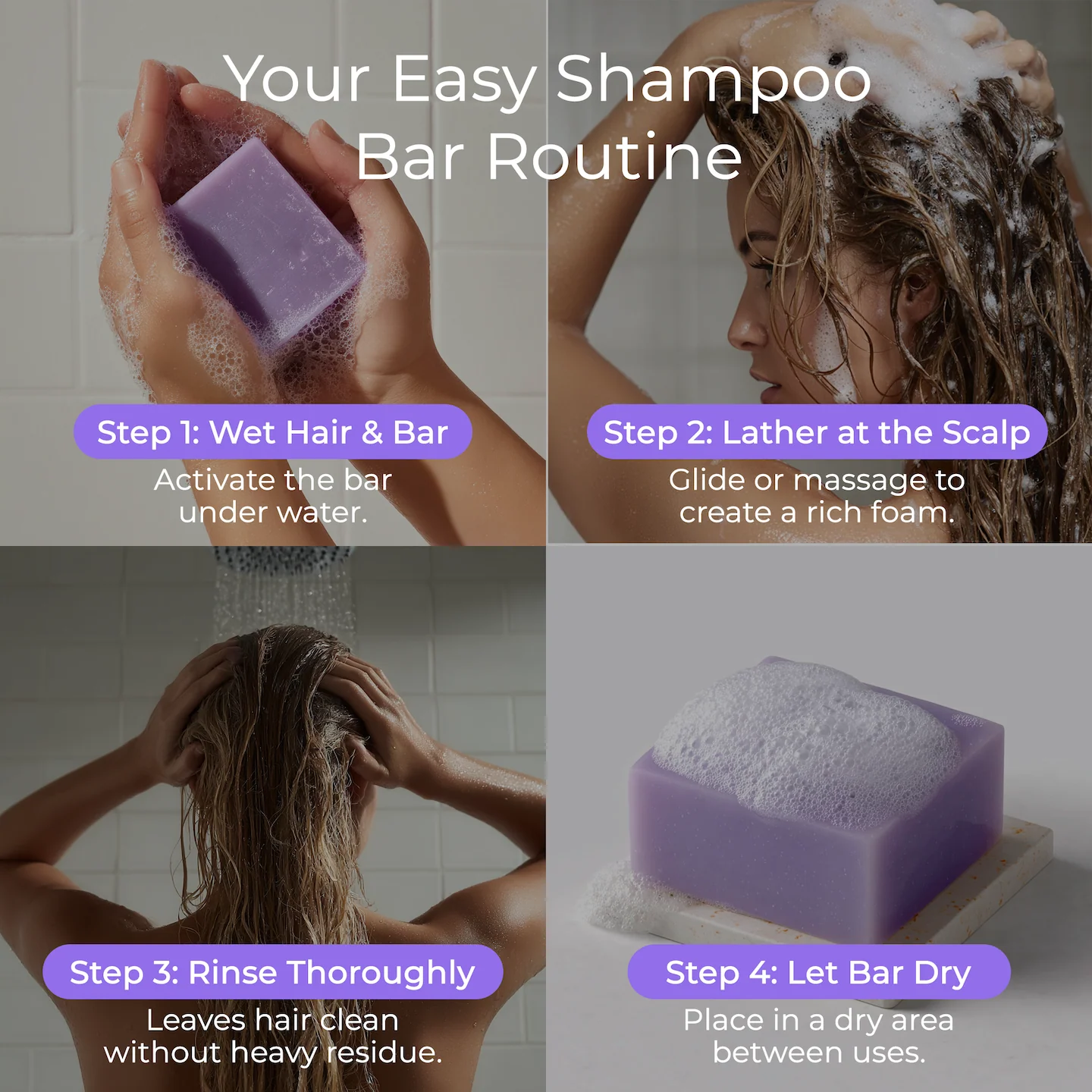 Strengthening Shampoo Bar –  For Fuller-Looking Hair - Image 7