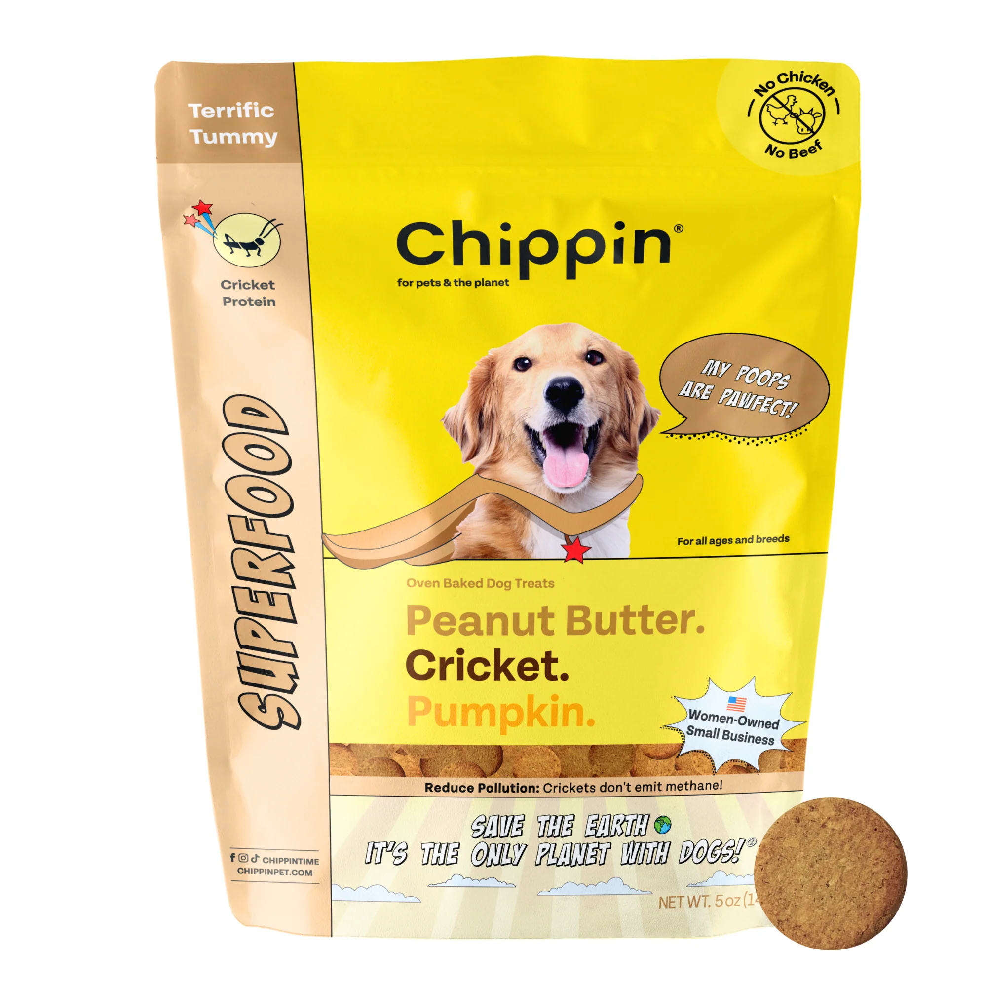 Superfood Cricket & Peanut Butter Dog Treats - Image 2