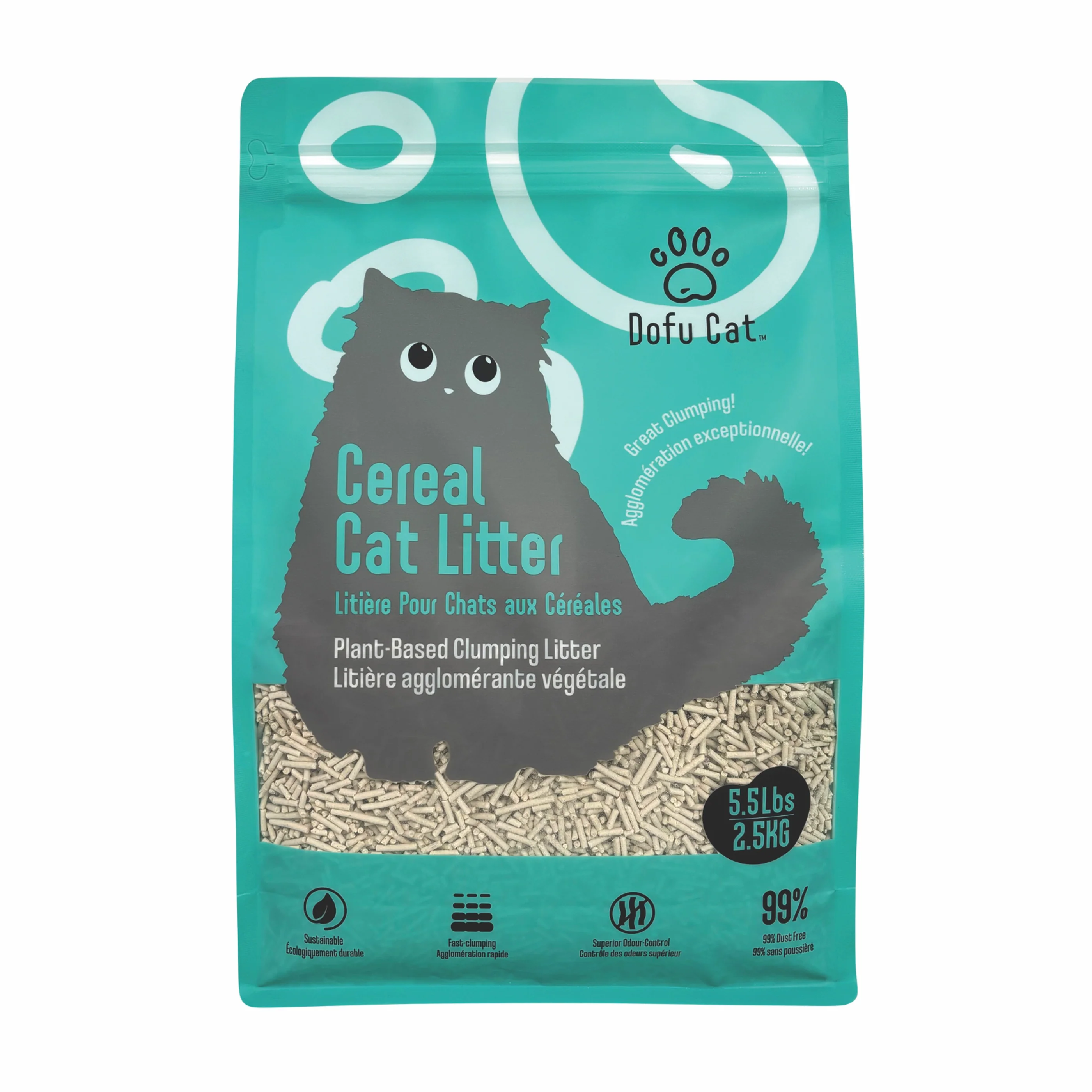 Upcycled Cereal Cat Litter