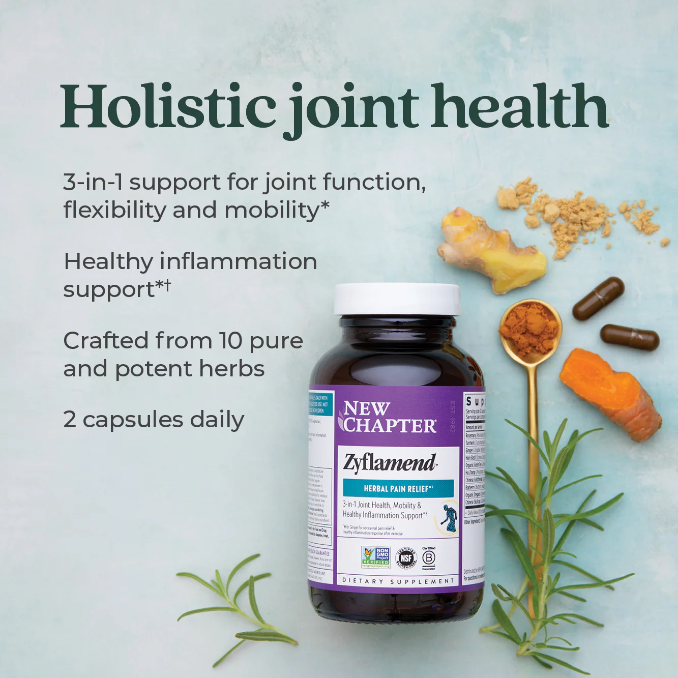 Zyflamend™ Herbal Pain Relief, Healthy Inflammation & Joint Support - Image 8